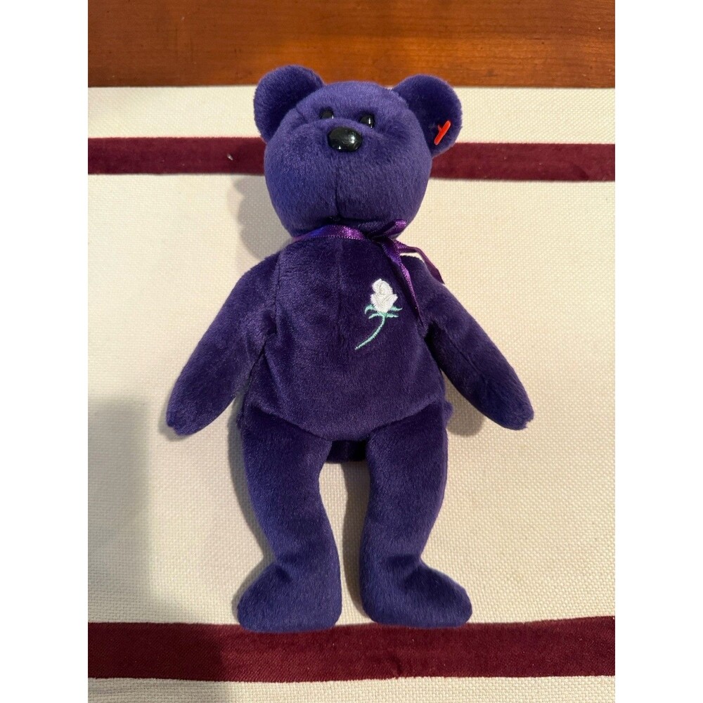 Ty Beanie Babies Princess Bear Toy Princess Diana Tribute